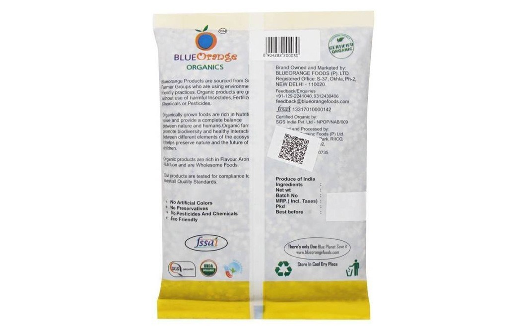 Blue Orange Organics Cowpea Black Eye    Pack  500 grams
